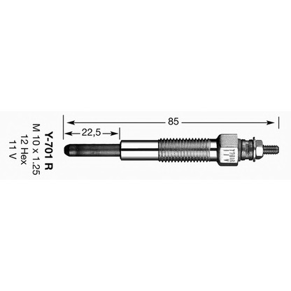 Foto Bujía de precalentamiento NGK 7464