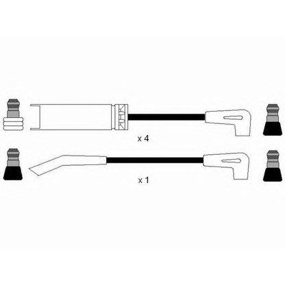 Photo Ignition Cable Kit NGK 0593