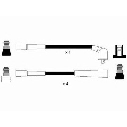 Photo Ignition Cable Kit NGK 0701