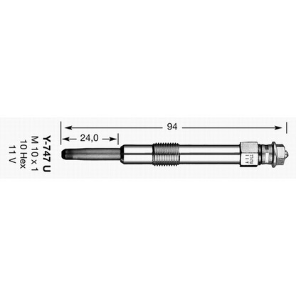 Photo Glow Plug NGK 4951