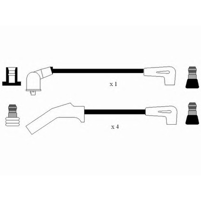 Foto Zündleitungssatz NGK 8552