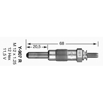 Zdjęcie Żwieca żarowa NGK 4479