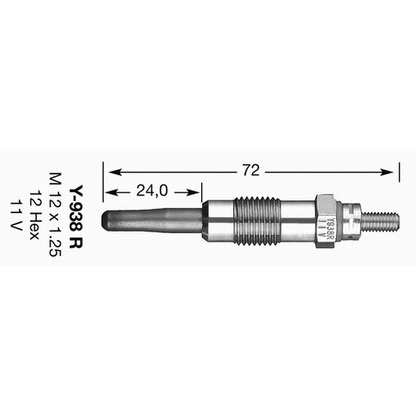 Photo Bougie de préchauffage NGK 5267