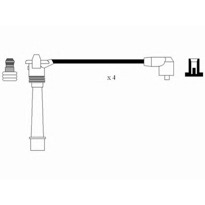 Zdjęcie Zestaw przewodów zapłonowych NGK 7211