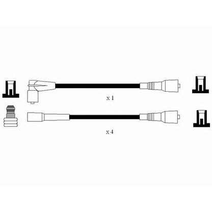 Foto Juego de cables de encendido NGK 7080