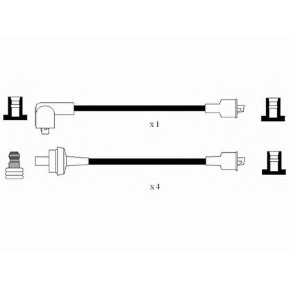 Foto Kit cavi accensione NGK 7399