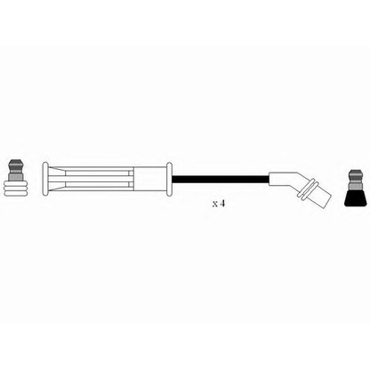 Foto Kit cavi accensione NGK 7198