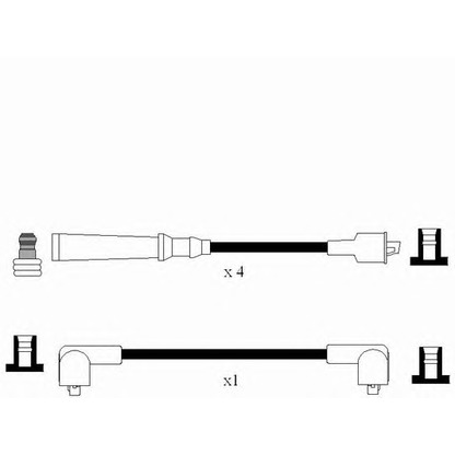 Foto Kit cavi accensione NGK 8223