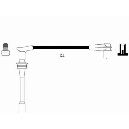 Photo Ignition Cable Kit NGK 4944