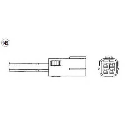 Foto Sonda Lambda NGK 90480