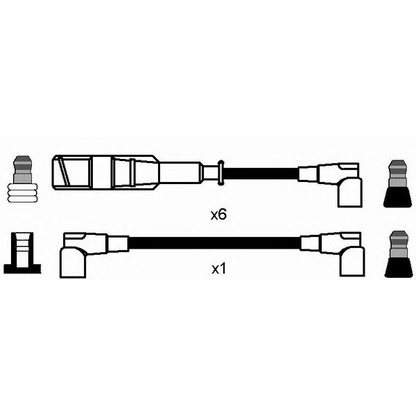 Photo Ignition Cable Kit NGK 0746