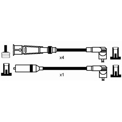 Photo Ignition Cable Kit NGK 0937