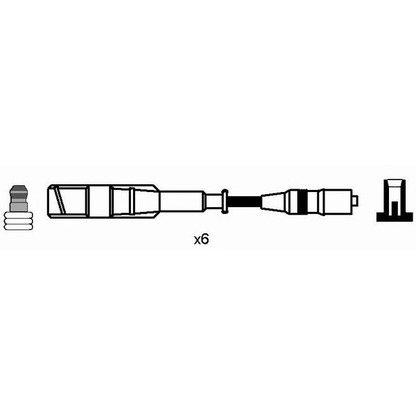 Photo Ignition Cable Kit NGK 0942