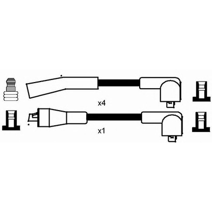 Foto Kit cavi accensione NGK 0887