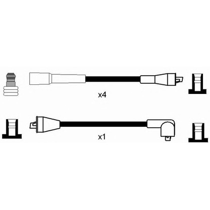 Photo Ignition Cable Kit NGK 8265