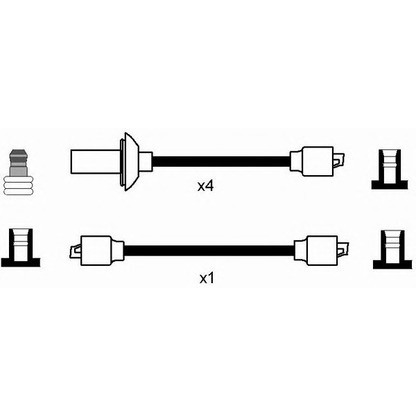 Foto Kit cavi accensione NGK 0948