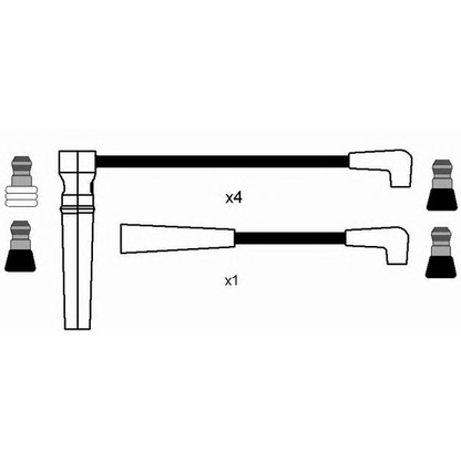 Photo Kit de câbles d'allumage NGK 0595