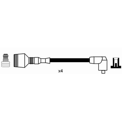 Photo Ignition Cable Kit NGK 8194