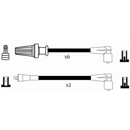 Foto Kit cavi accensione NGK 2588