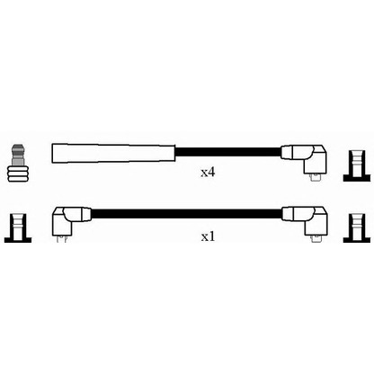 Foto Kit cavi accensione NGK 7170