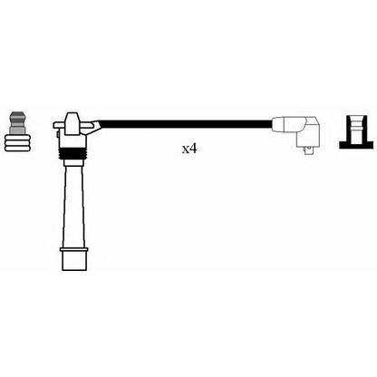 Foto Kit cavi accensione NGK 7209