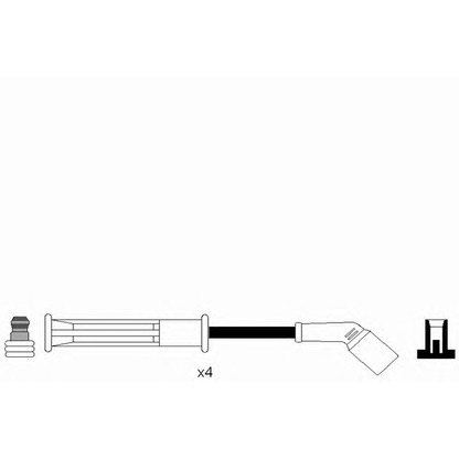 Foto Zündleitungssatz NGK 4081