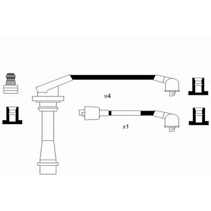 Foto Kit cavi accensione NGK 0348