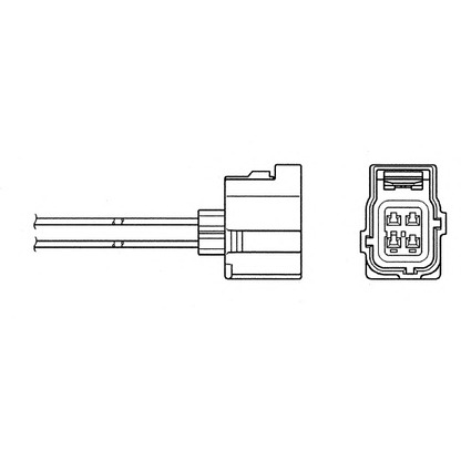 Photo Lambda Sensor NGK 6400