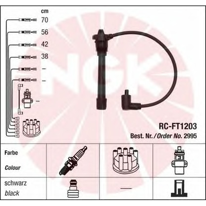 Foto Zündleitungssatz NGK 44294