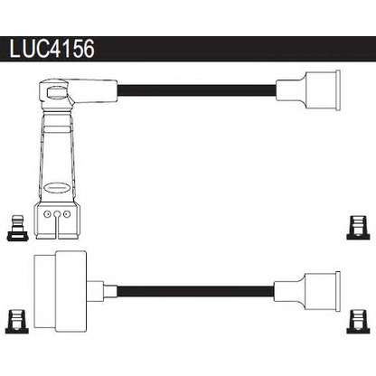 Photo Kit de câbles d'allumage LUCAS LUC4156