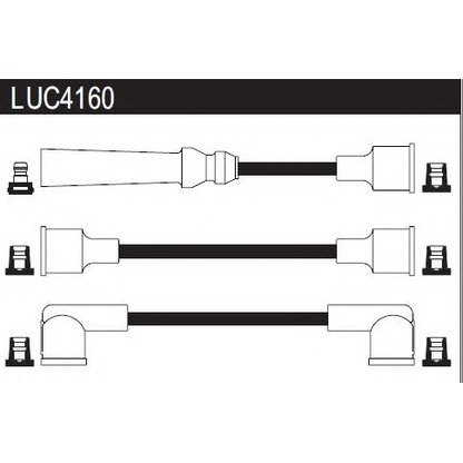 Photo Ignition Cable Kit LUCAS LUC4160