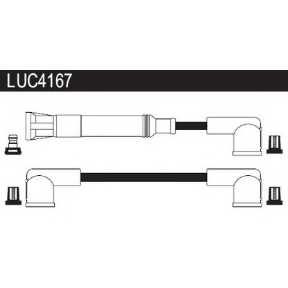 Zdjęcie Zestaw przewodów zapłonowych LUCAS LUC4167