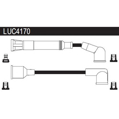 Zdjęcie Zestaw przewodów zapłonowych LUCAS LUC4170