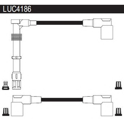 Photo Kit de câbles d'allumage LUCAS LUC4186