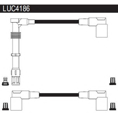 Foto Zündleitungssatz LUCAS LUC4186