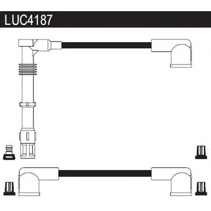 Photo Kit de câbles d'allumage LUCAS LUC4187