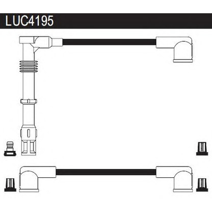 Zdjęcie Zestaw przewodów zapłonowych LUCAS LUC4195