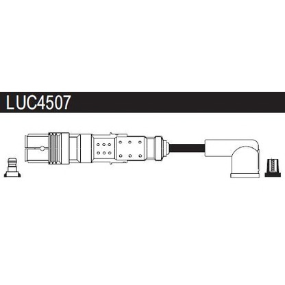 Zdjęcie Zestaw przewodów zapłonowych LUCAS LUC4507
