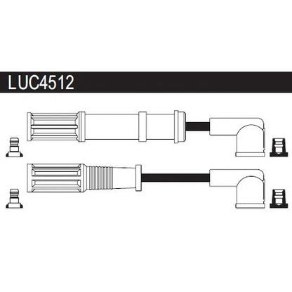 Фото Комплект проводов зажигания LUCAS LUC4512