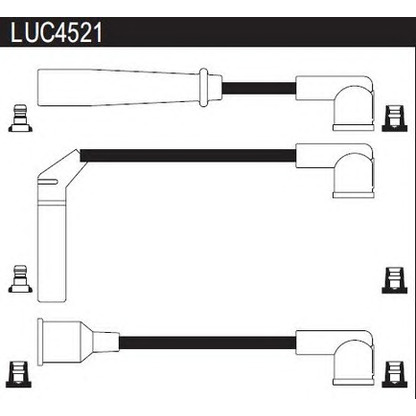 Foto Zündleitungssatz LUCAS LUC4521