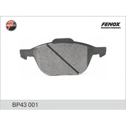 Photo Brake Pad Set, disc brake FENOX BP43001