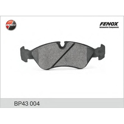 Photo Brake Pad Set, disc brake FENOX BP43004