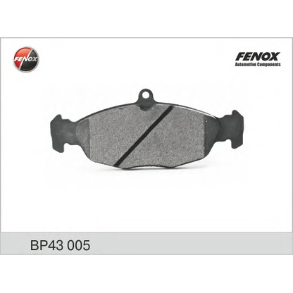 Photo Kit de plaquettes de frein, frein à disque FENOX BP43005