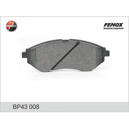 Photo Brake Pad Set, disc brake FENOX BP43008