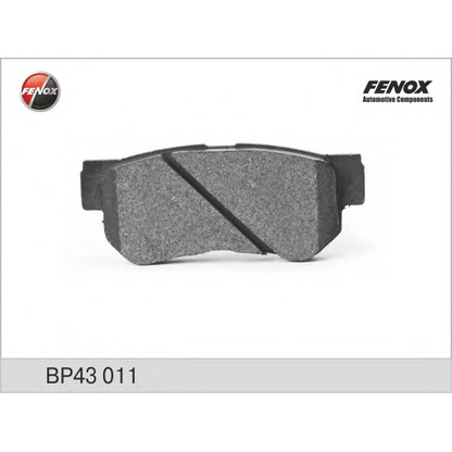 Photo Kit de plaquettes de frein, frein à disque FENOX BP43011