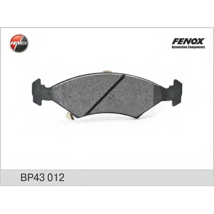 Zdjęcie Zestaw klocków hamulcowych, hamulce tarczowe FENOX BP43012