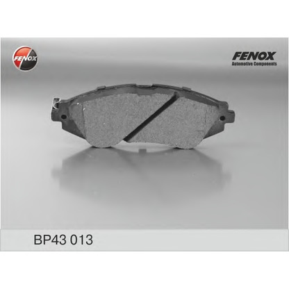 Photo Kit de plaquettes de frein, frein à disque FENOX BP43013