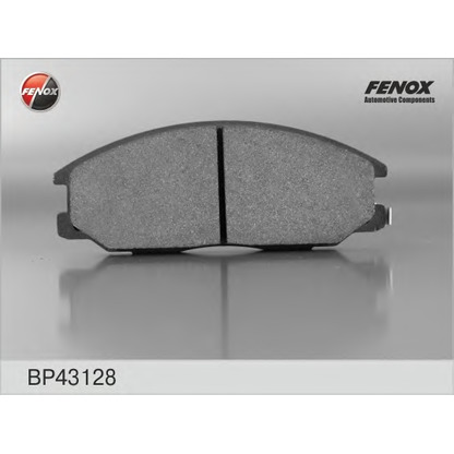 Фото Комплект тормозных колодок, дисковый тормоз FENOX BP43128