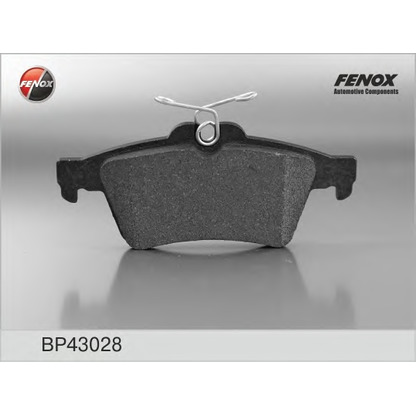 Photo Kit de plaquettes de frein, frein à disque FENOX BP43028