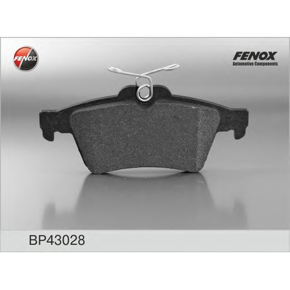 Фото Комплект тормозных колодок, дисковый тормоз FENOX BP43028